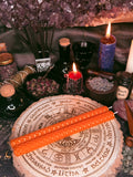 2 x Beeswax Candles - Orange