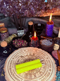 4 x Beeswax Spell Candles - Yellow