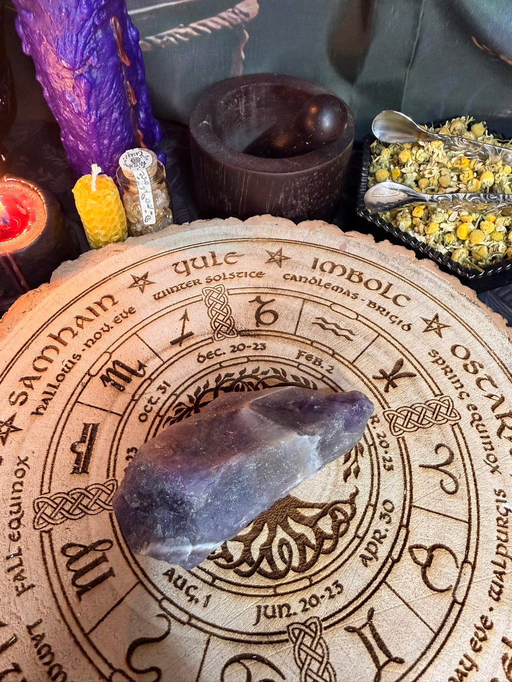 Chevron Amethyst points