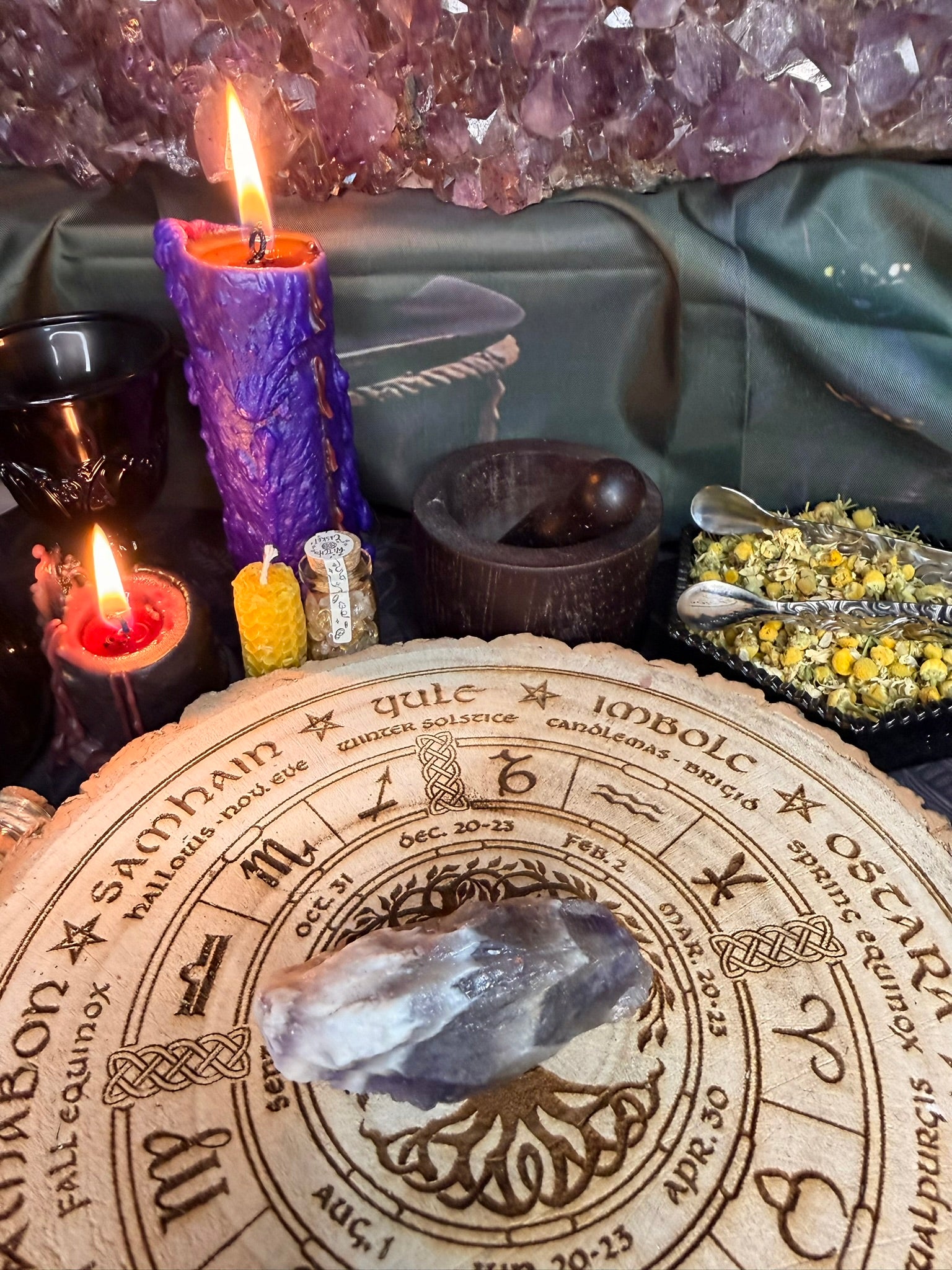 Chevron Amethyst points