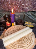 2 x Large Beeswax Candle - White (Copy)